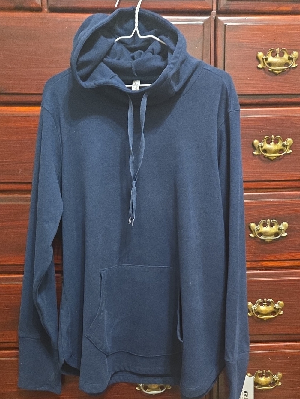 RBX Navy Pullover Hoodie with Drawstring